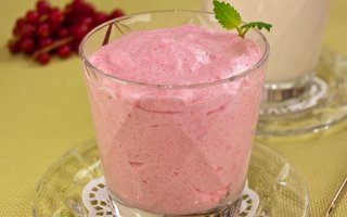 Клюквенный мусс