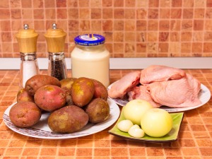 Куриная грудка с картошкой в духовке — пошаговый рецепт с фото