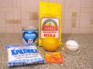 Кекс Снежинка. Ингредиенты