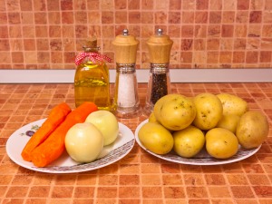 Картошка с луком и морковью в духовке - 11 пошаговых фото в рецепте