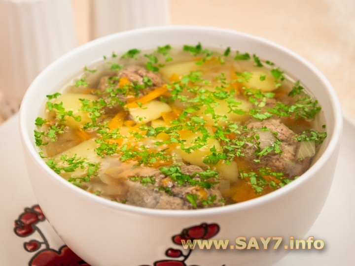 Рецепт Картофельный суп с фрикадельками