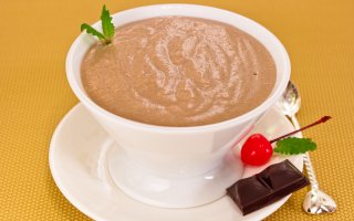 Шоколадный мусс на манной крупе