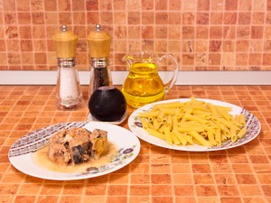 Макароны с тунцом. Ингредиенты