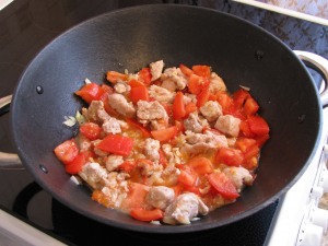Свинина с фасолью и помидорами Свинина с фасолью и помидорами