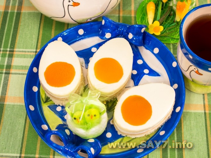 Рецепт Пирожное «Пасхальное яйцо»
