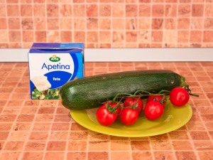 Цуккини, фаршированные фетой. Ингредиенты