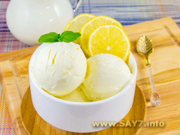 Рецепт Мороженое «Лимонное»