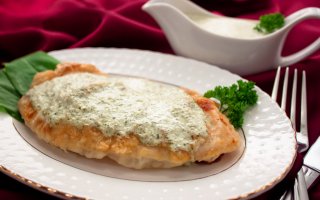 Рыба с щавелевым соусом