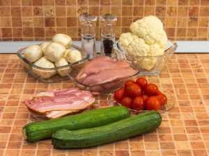 Овощная запеканка в беконе – кулинарный рецепт