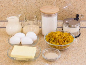 Кулич на ряженке. Ингредиенты