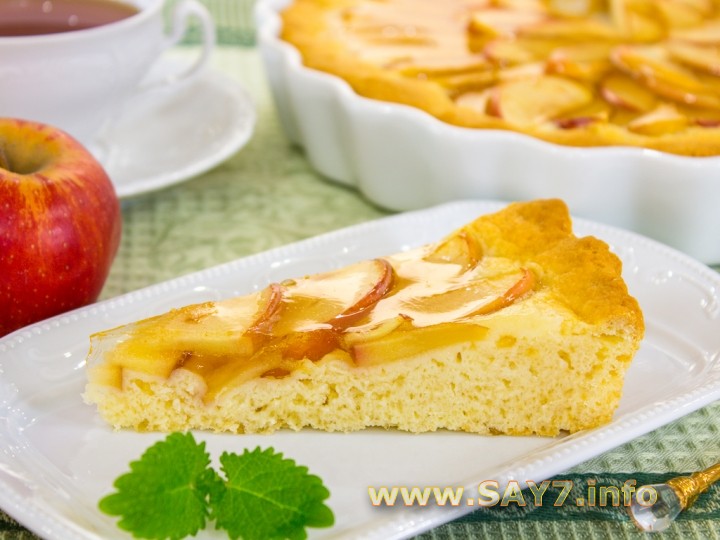 Рецепт Яблочный пирог с яблочным желе